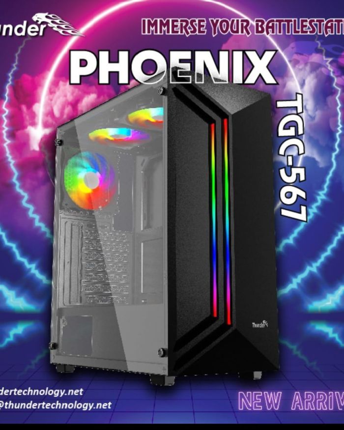 Thunder Casing Phoenix TGC 567 3 RGB Fans