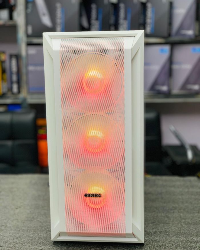 Sonic Casing R19 White 4 RGB Fans