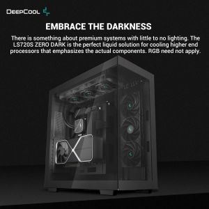 Deepcool Liquid Cooler LS720S Zero Dark 360mm Black