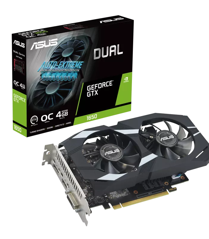 ASUS Dual GeForce GTX 1650 OC Edition 4GB EVO GDDR6