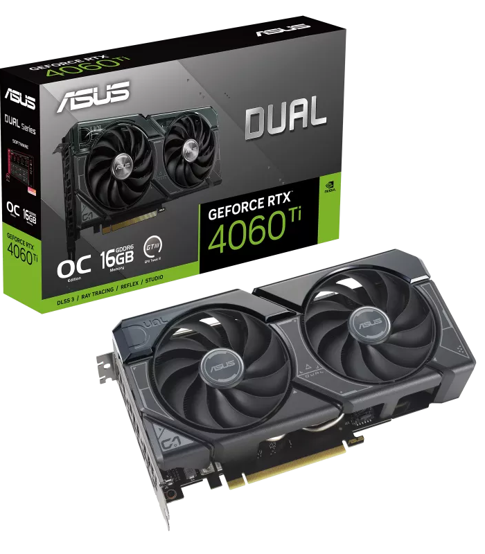 ASUS Dual GeForce RTX™ 4060 Ti OC Edition 16GB GDDR6